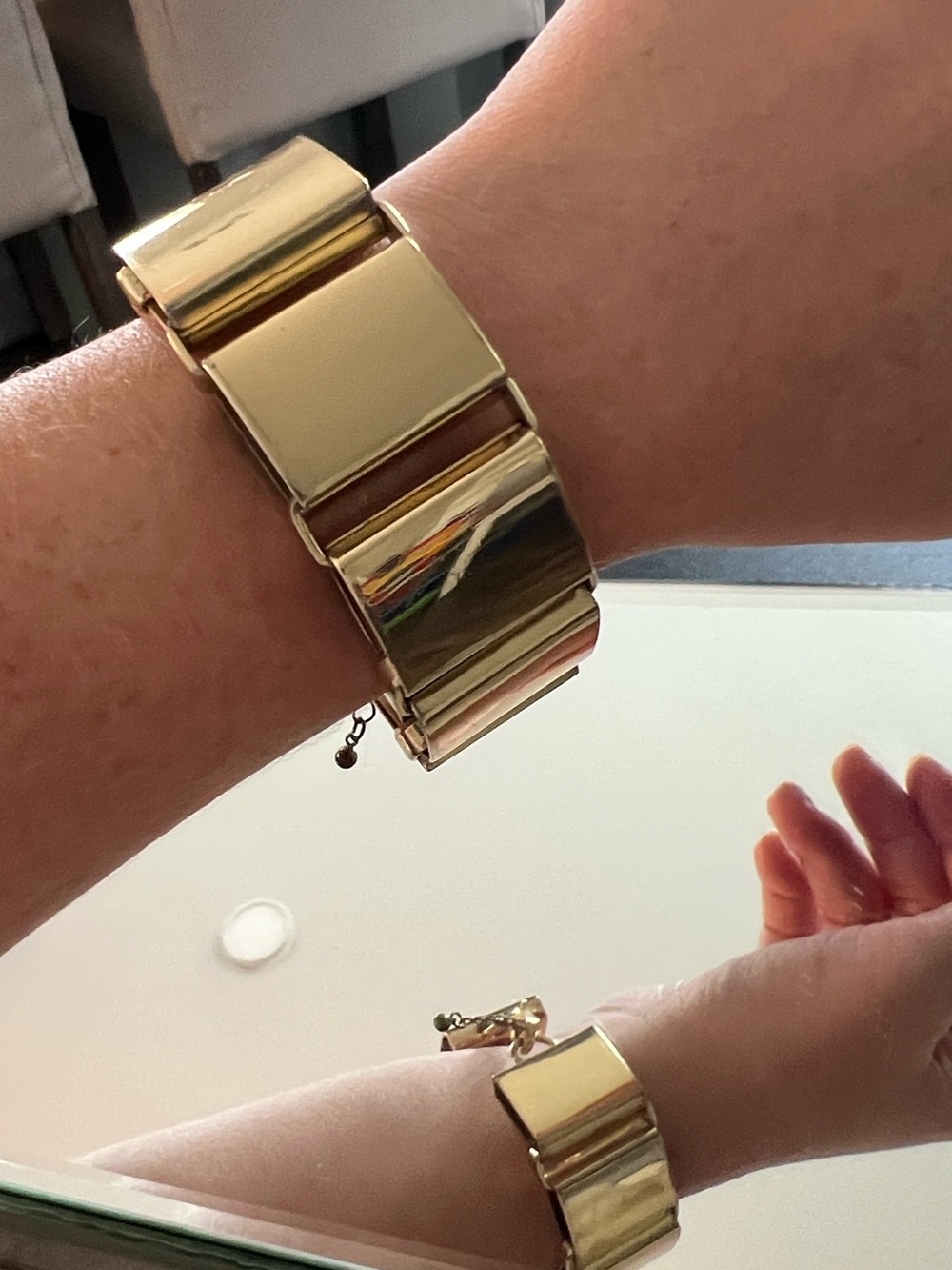 Chunky Gold Toned Bracelet ✨